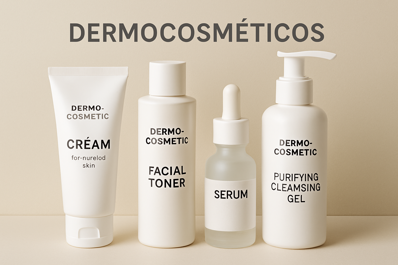 Productos dermocosméticos para el cuidado de la piel