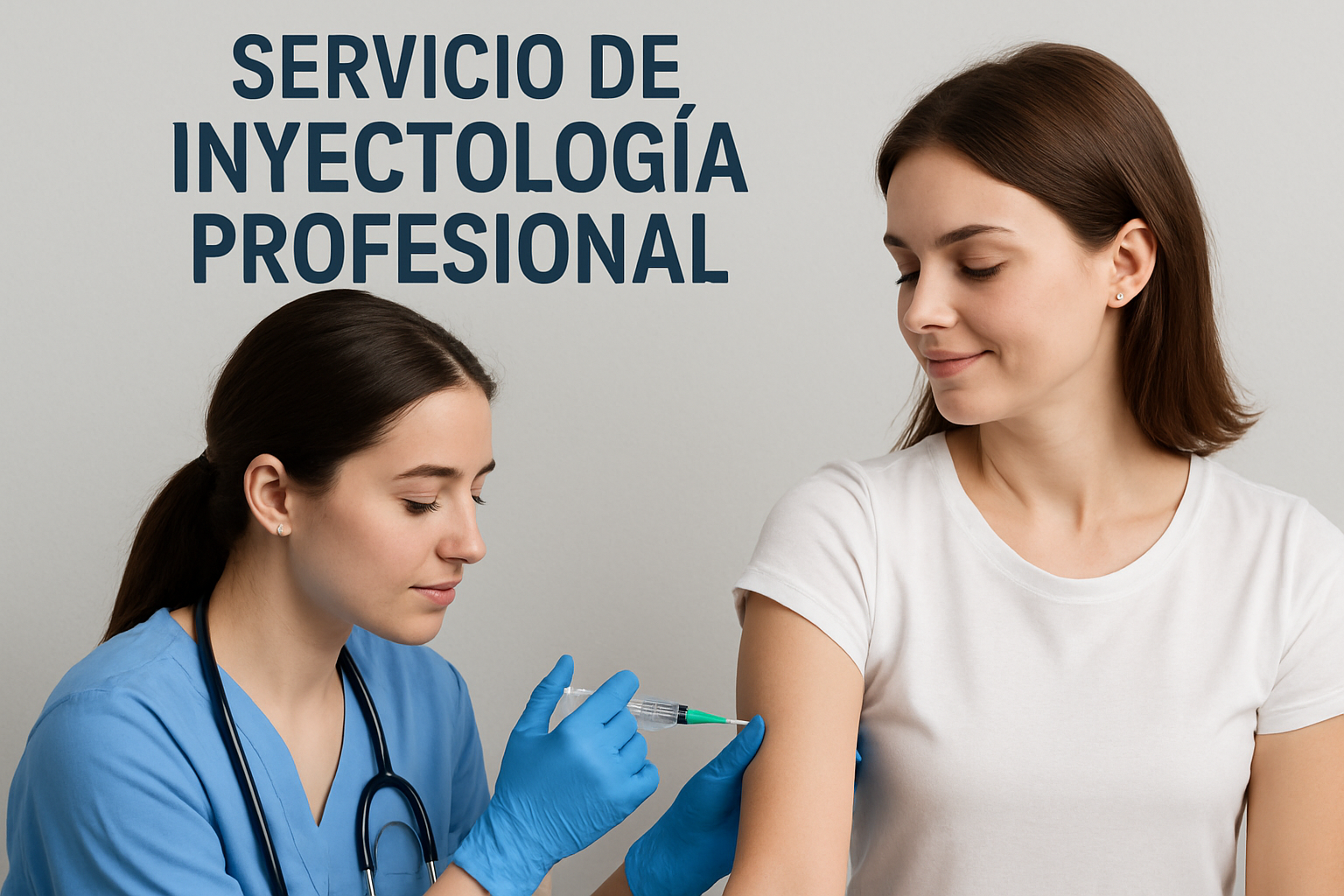 Servicio de inyectología profesional